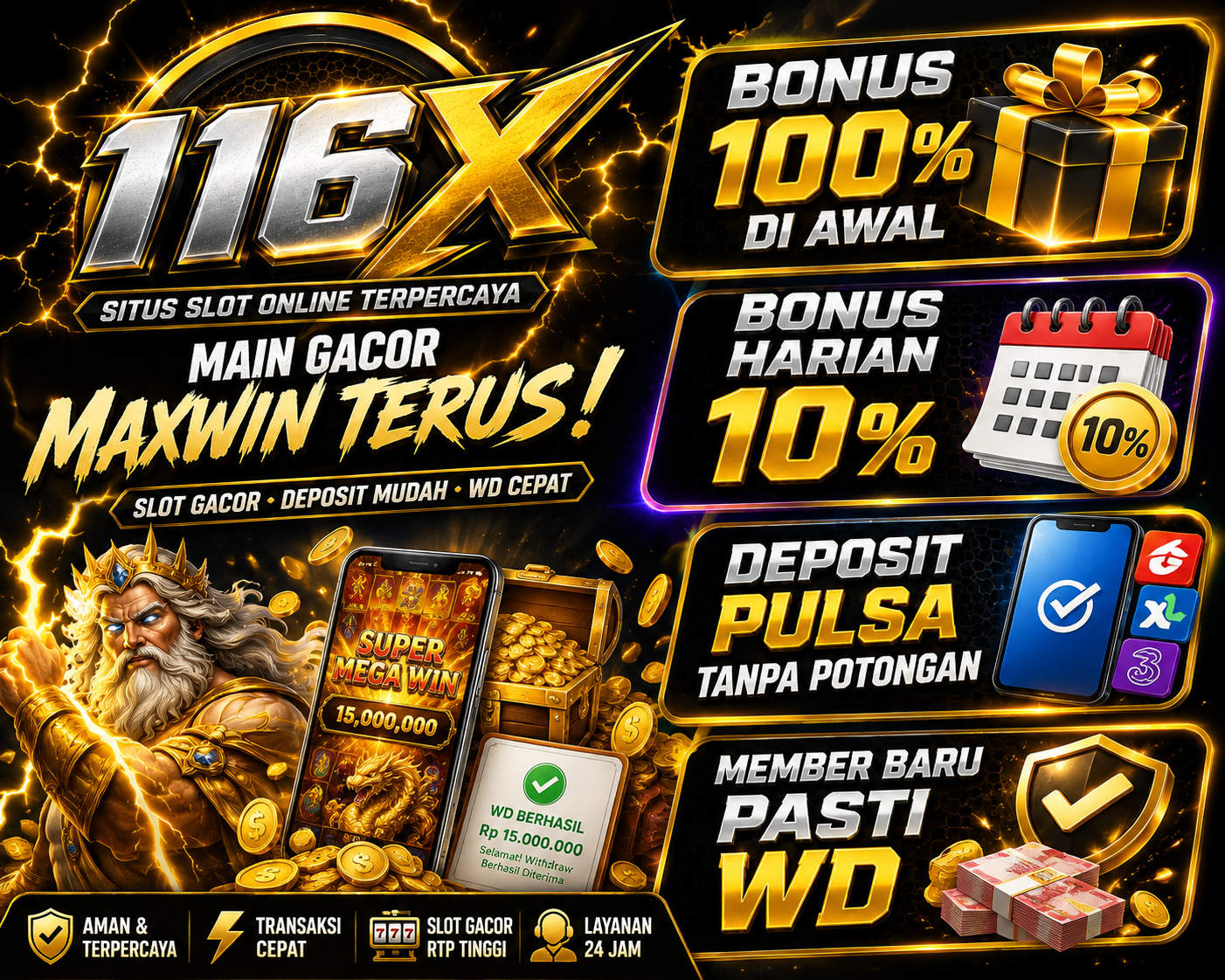 Informasi dan promo 116X